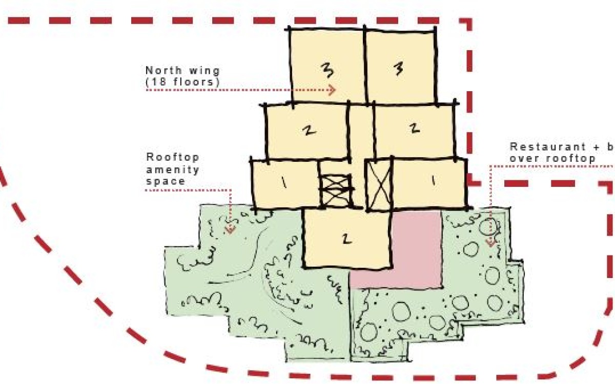 Typical upper level floor plan