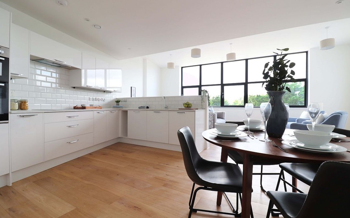 Open plan kitchen