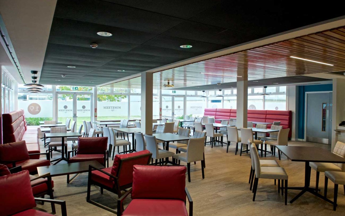 A view of the new brasserie