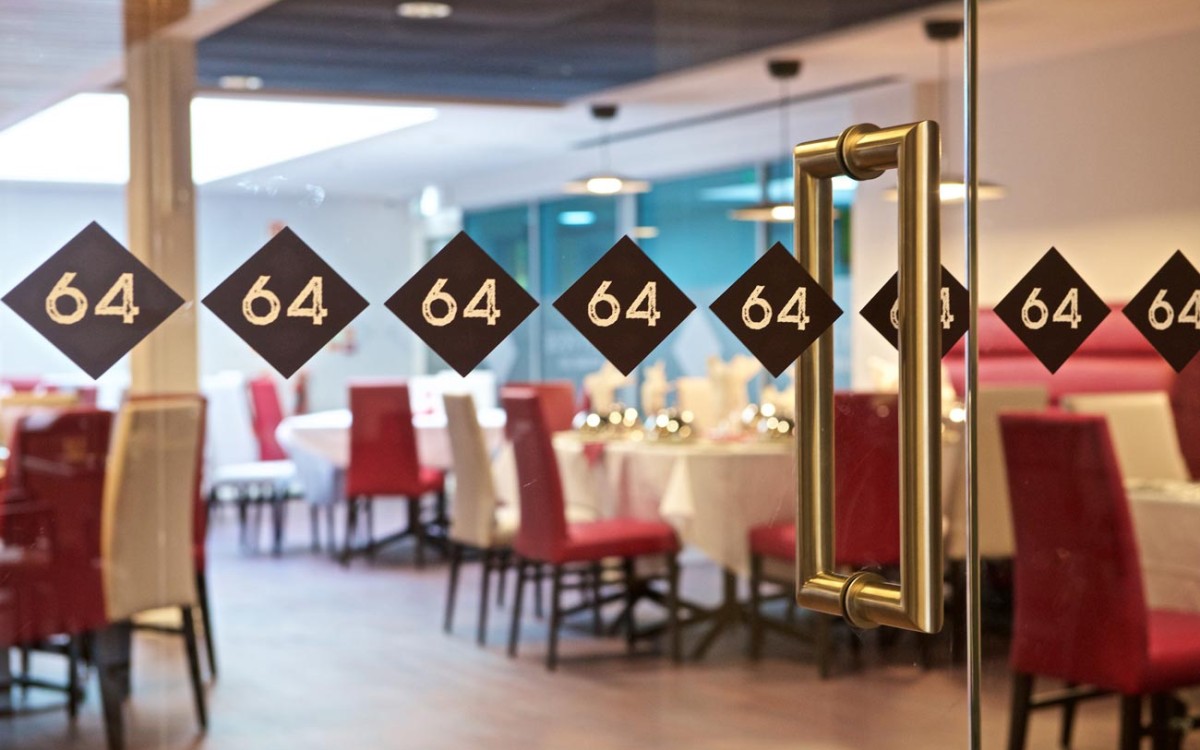 The 64 Restaurant branding