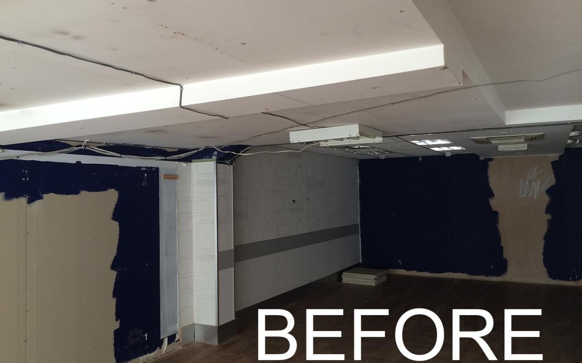 The unlettable shop prior to renovation