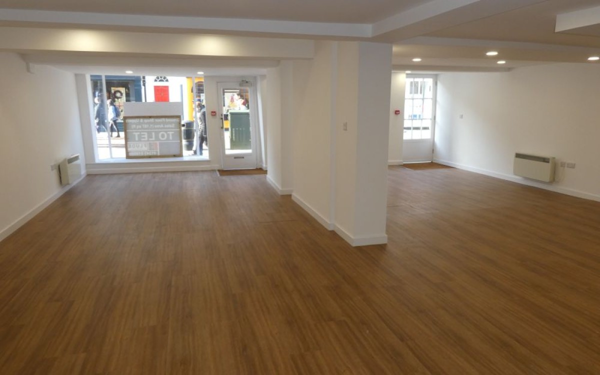 The finished shop floor
